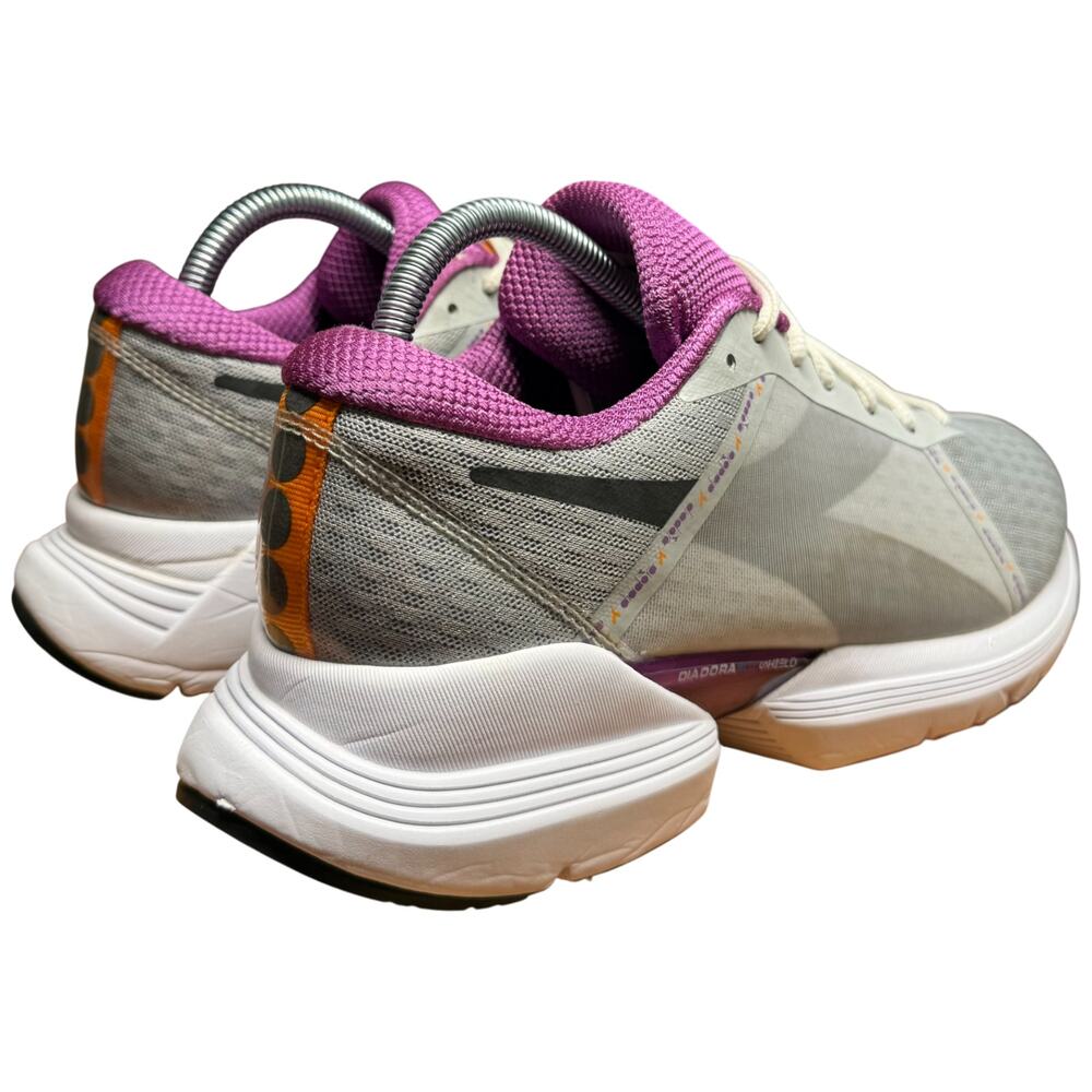DIADORA Mythos Blueshield Elite TRX Running Shoe Women 9.5W Sneaker White Purple - Picture 5 of 13